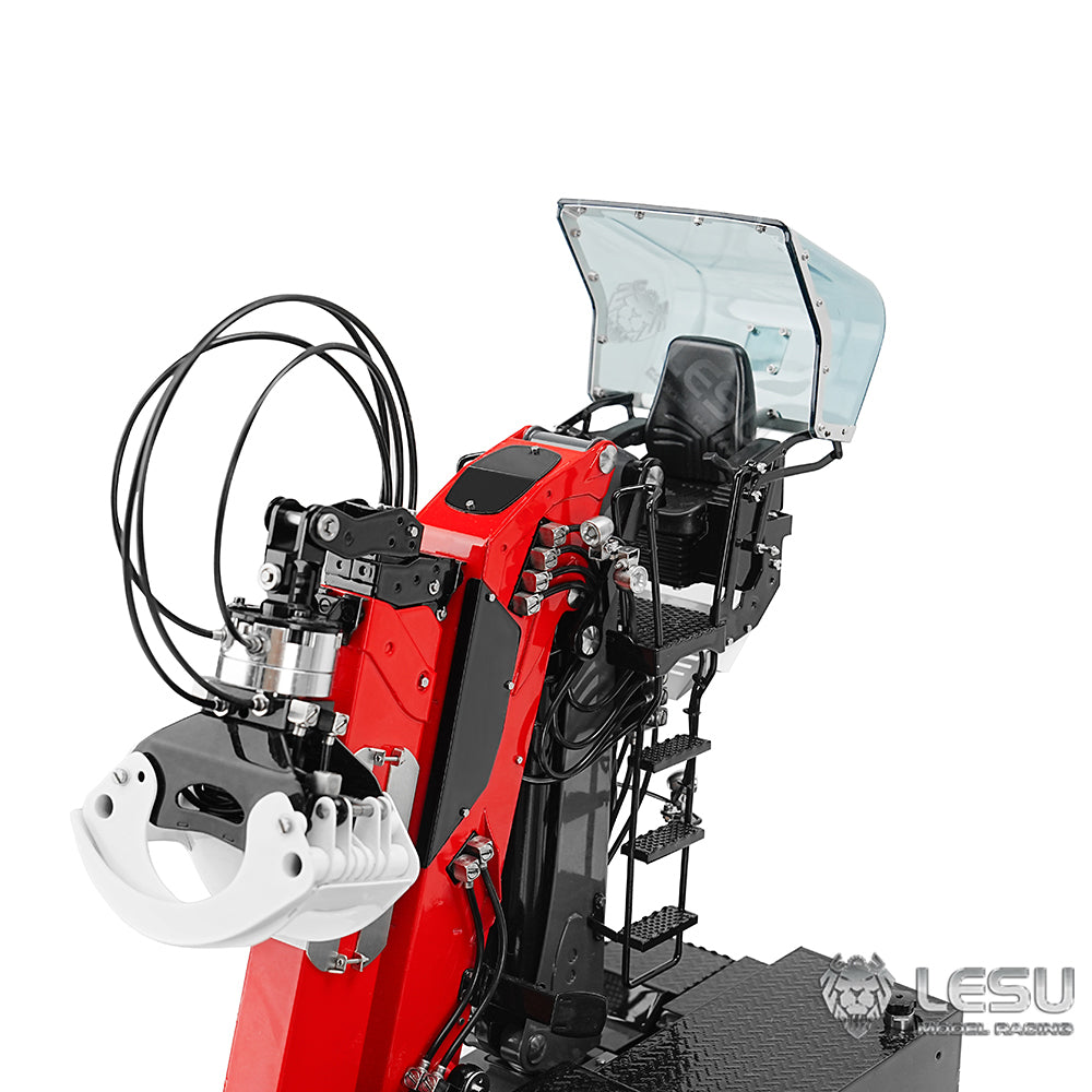 LESU 1/14 truck model FH16 6*6 timber crane complete vehicle without cab Tamiya timber truck