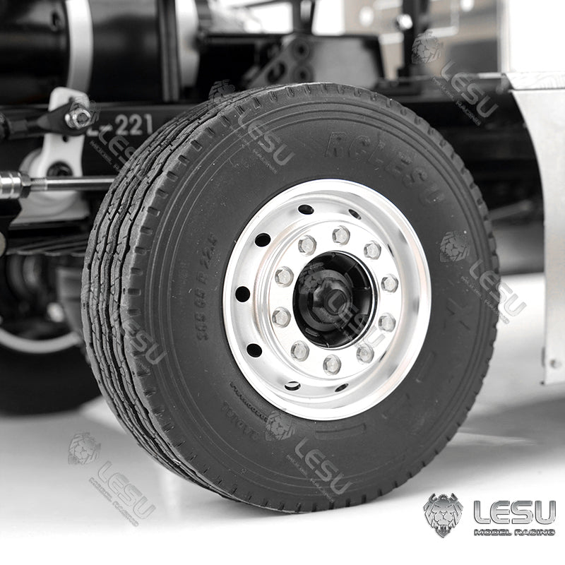LESU 1/14 Truck Four Airbag Suspension Large Travel High Profile Scania 4X4 Tractor Chassis