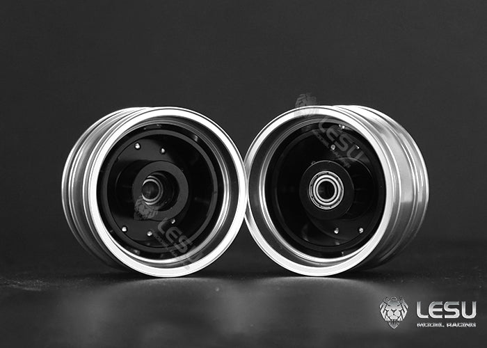 1/14 truck toy aluminum alloy CNC made front wheel hub W-2051 Tamiya tractor model accessories