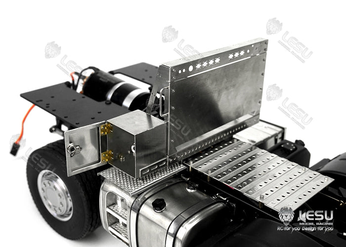 LESU1/14 Tamiya Truck MAN TGS Full Metal 6X4 Tractor Chassis Toy Model