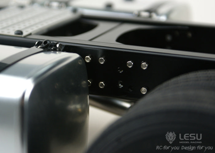 LESU 1/14 Tamiya Scania tractor truck metal three-axle 6X4 chassis remote control car model modification
