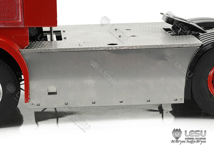 LESU RC tractor truck model toy metal pedal side skirt tool box set G-6247 for Tamiya 1/14 R470 R620 upgrade modification parts
