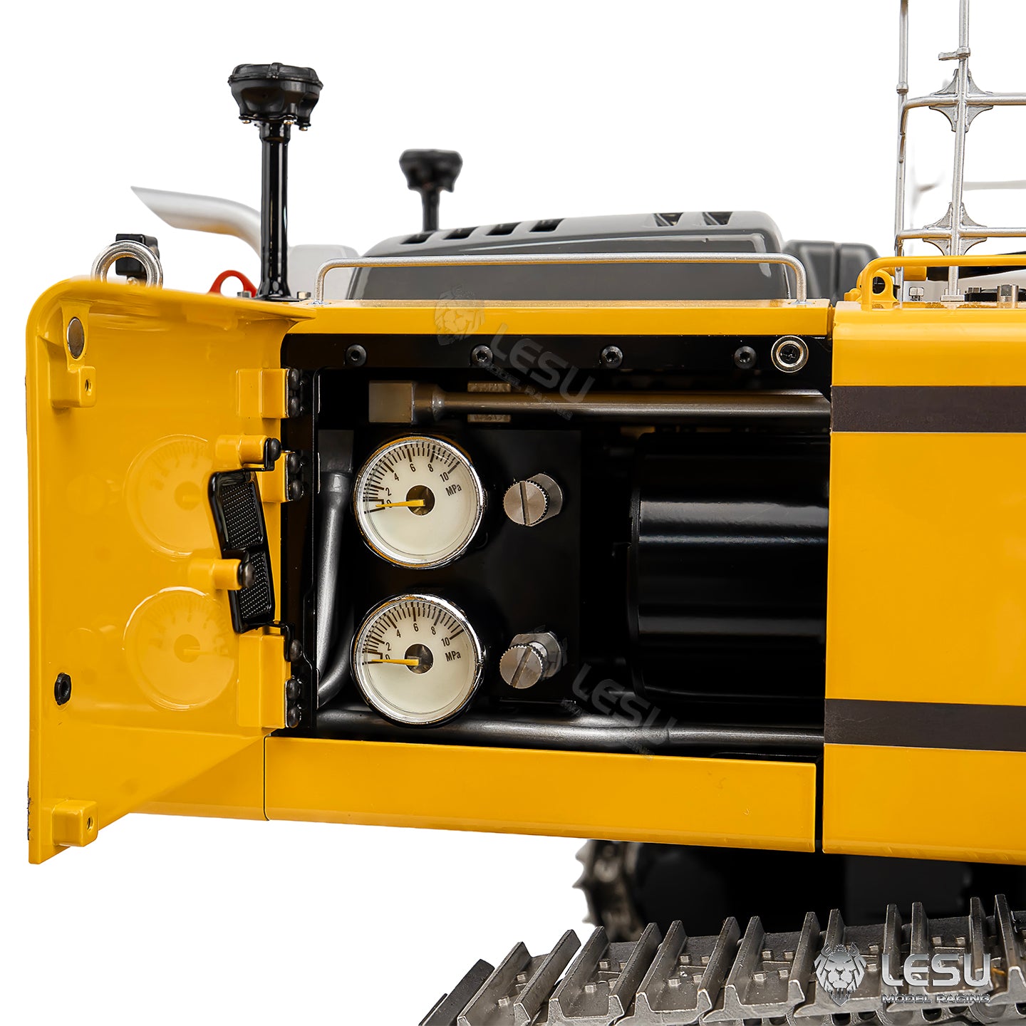 LESU 1/14 Hydraulic R956 Three-Section Arm Excavator Model BA-B0040 Motor-Driven Version Dual Pump 7-Valve