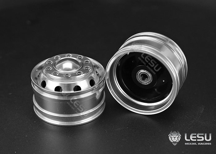 1/14 truck toy aluminum alloy CNC made front wheel hub W-2051 Tamiya tractor model accessories