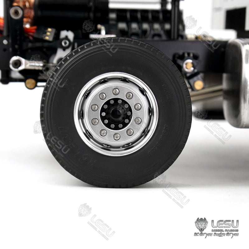LESU 1/14 Tamiya Truck Toy 3363 1851 Tractor Full Metal 6X6 Chassis