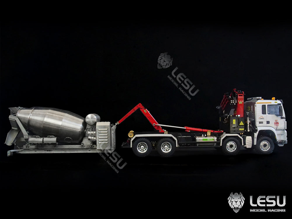 LESU 1/14 Tamiya truck model toy roll-on modification tool mixer trailer bucket