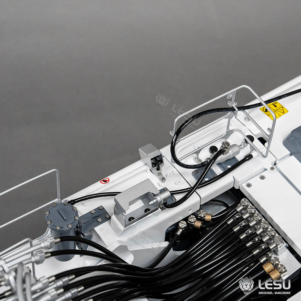 LESU 1/14 Fully Hydraulic Remote Control Model Simulation Excavator Aoue-LR960 Demolition Machine Excavator