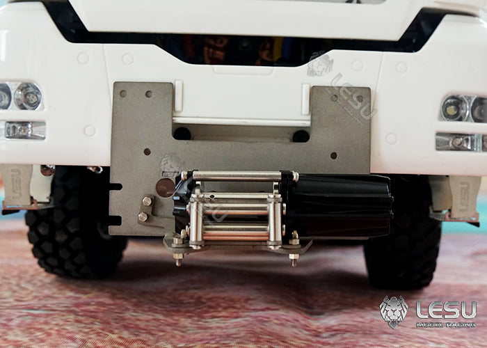 LESU 1/14 Tamiya MAN TGS 8X8 simulation model engineering vehicle hydraulic one-way bucket dump truck