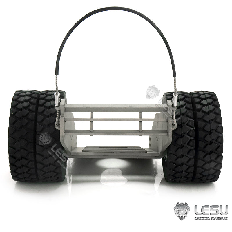 LESU 1/14 C374 excavator quick-release replacement tractor grinding disc fixed excavator crawler trailer modification accessories
