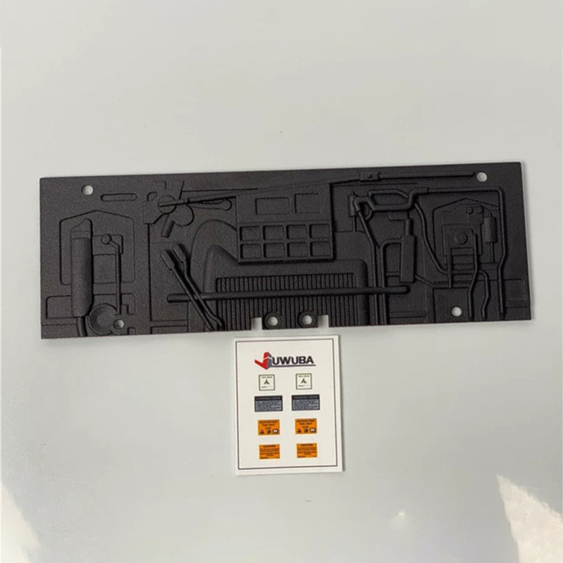 JX Model JUWUBA Black 3D Printed Mask Interior for RC 1/14 F2000 Truck Model Toy Metal Cab Parts