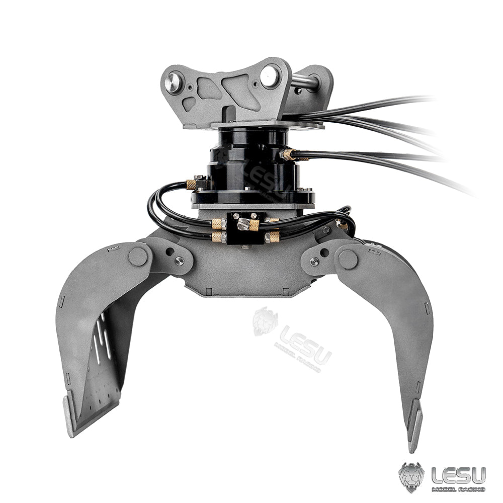 LESU 1/14 Engineering Machinery Model Excavator ET35 Modified Quick-Change Hydraulic Mechanical Claw Attachment