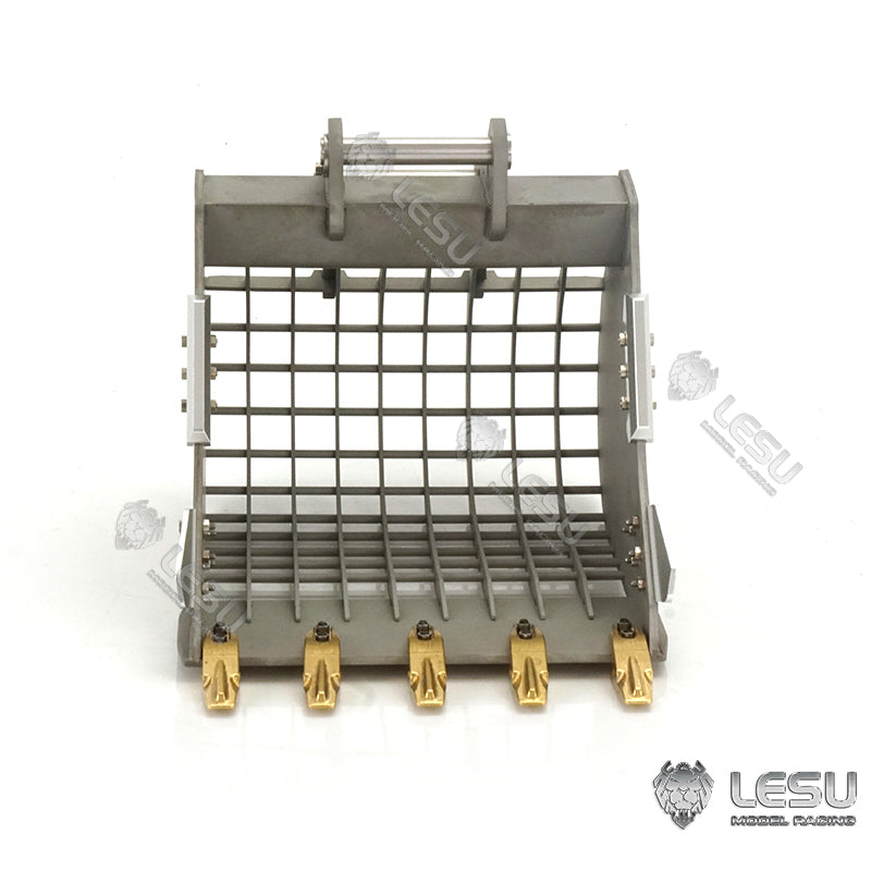 LESU 1/14 simulation hydraulic excavator PC360, wheel excavator, small short tail modified quick-release grille bucket accessories