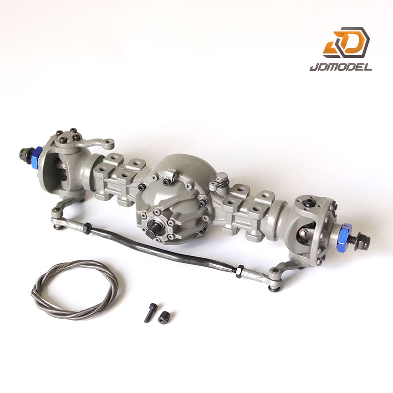 JDMODEL 1/14 Tractor Truck Dump Truck Locking Metal Front Axle JDM-86