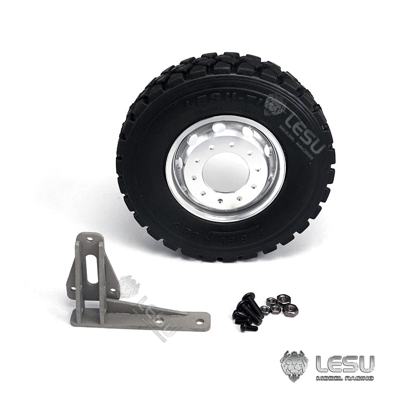 LESU 1/14 Tamiya dump truck simulation model engineering truck bucket installation spare tire rack DIY modified accessories