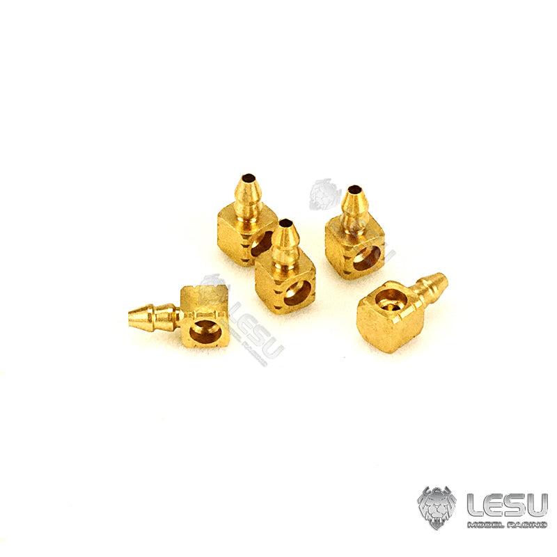 1/14 engineering machinery hydraulic model hydraulic component Y-1539 copper pipe welding parts suitable for outer 3 inner 2LESU