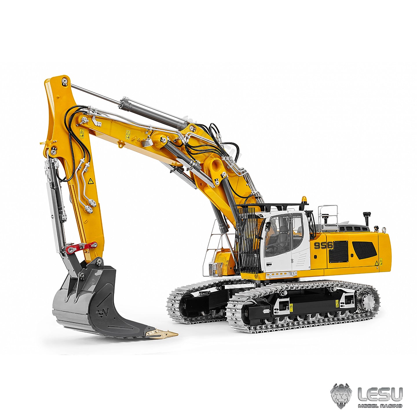 LESU 1/14 Hydraulic R956 Three-Section Arm Excavator Model BA-B0040 Motor-Driven Version Dual Pump 7-Valve