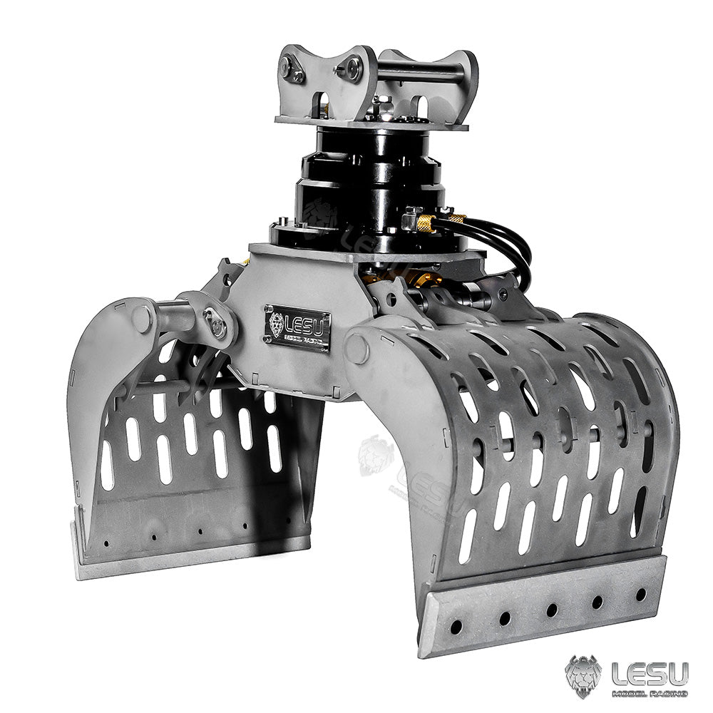 LESU 1/14 simulation hydraulic excavator PC360, wheel excavator, small short tail modified quick change hydraulic mechanical claw accessories