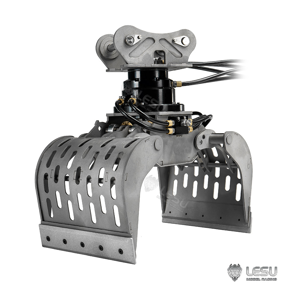 LESU 1/14 Engineering Hydraulic Excavator CAT 374F Modified Quick Change Hydraulic Mechanical Claw Attachment