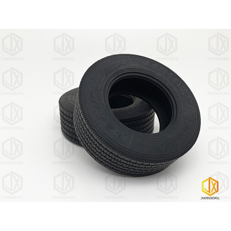 Wide tire-JXmodel-diameter 79mm-1:14 truck engineering machinery like real rubber Tamiya Euro Truck