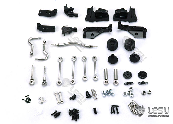 1/14 simulation truck model Tamiya modified accessories X-8022-B steering axle shock absorber airbag suspension LESU