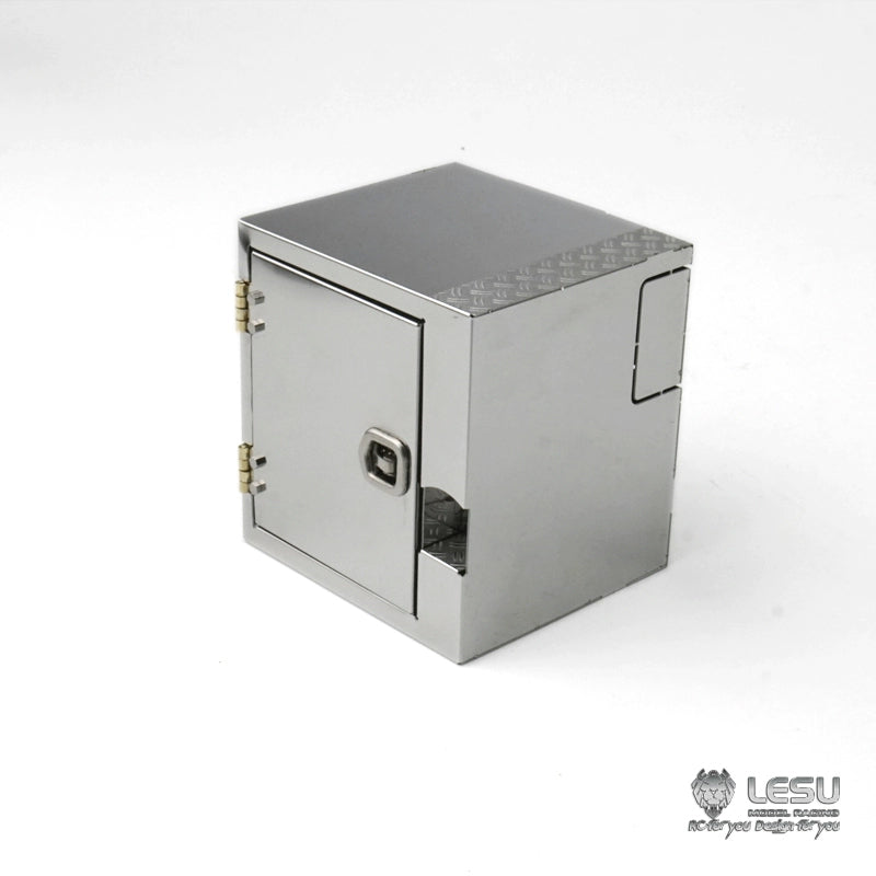G-6167 For Tamiya 1/14 RC Truck Simulation Metal Tool Box Stainless Steel Decoration Upgrade Modification Accessories LESU