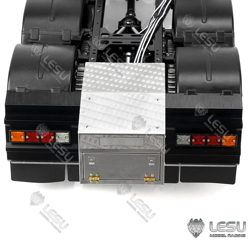 1/14 truck truck model toy FH16 tail beam tail light tool box set S-1278 Tamiya tractor LESU