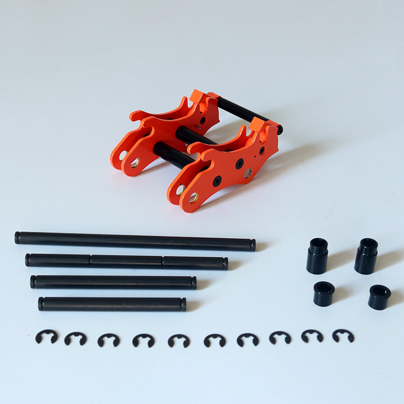 JDMODEL 1/14 Remote Control Hydraulic Loader Model with Quick-Change Set and Fork Attachment JDM-88-B