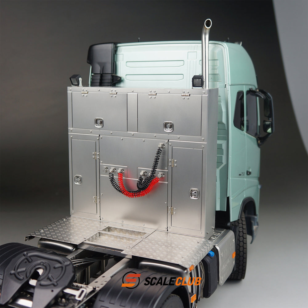 scaleclub model RC 1/14 Tamiya trailer truck universal equipment rack tool box Eurocar