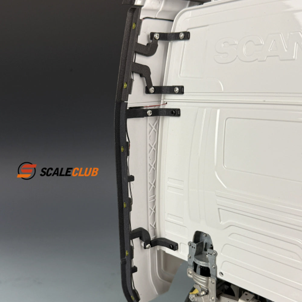 SCALECLUB 1/14 Scania 770S Upgraded Euro Truck Rear Spoiler with Lights Small Spoiler Lights