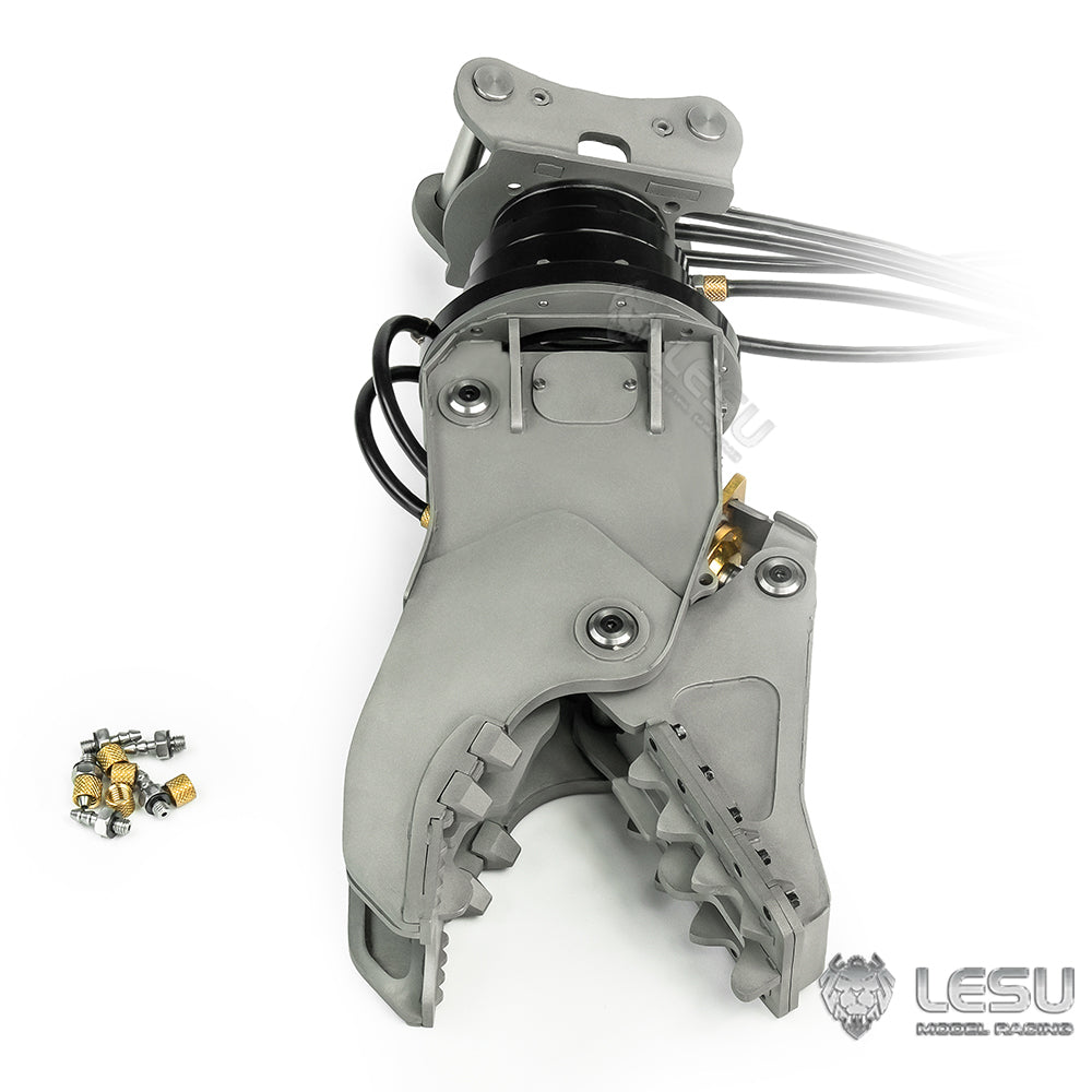 LESU 1/14 simulation hydraulic excavator PC360, wheel excavator, small short tail modified quick change Hydraulic Clamp accessories