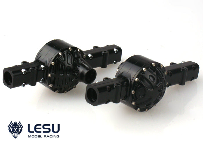 1/14 Truck Q-9062 Tamiya Tractor Mud Axle Metal Original Rear Axle Shell Set LESU Model Accessories