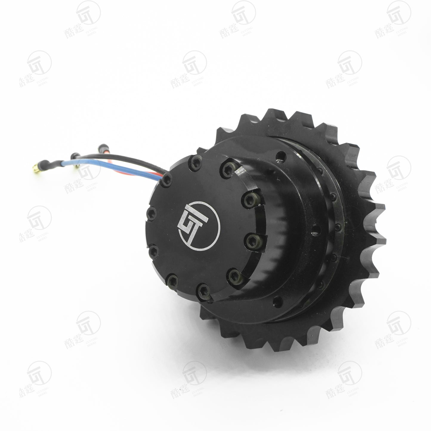 CUT-QD-10 excavator model simulation brushless drive wheel robot brushless walking wheel set of two