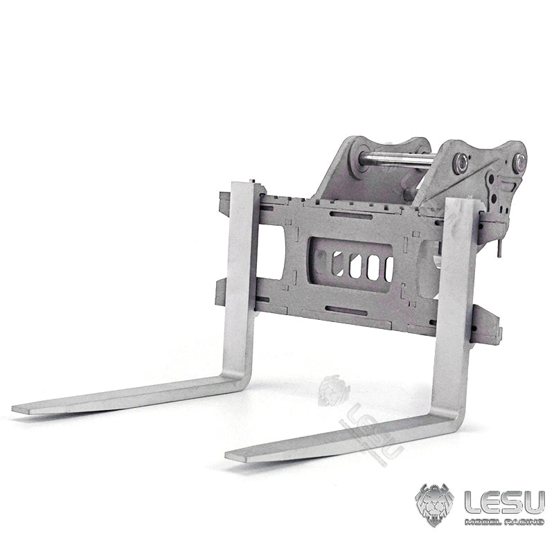 LESU 1/14 Engineering Hydraulic Excavator CAT 374F Modified Quick Change Metal Fork Attachment