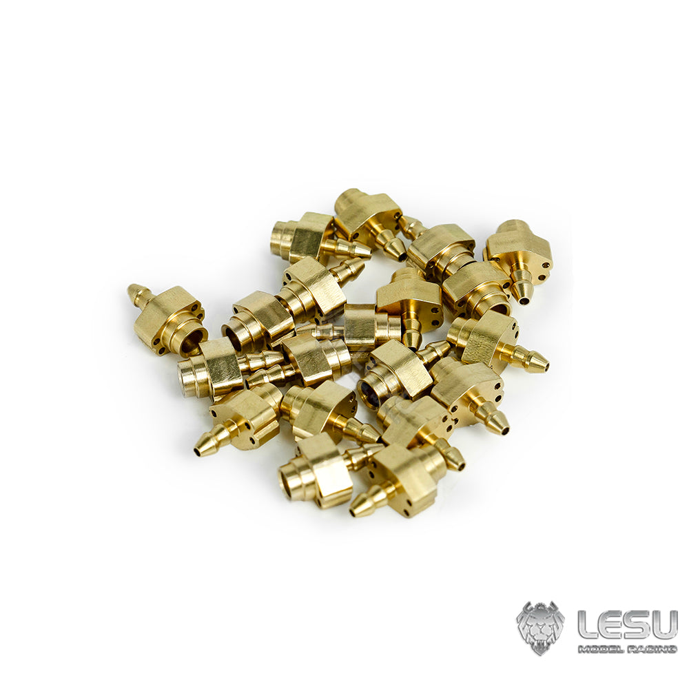 Hydraulic model modified copper tube welding oil nozzle welding outer diameter 3 copper tube connected to outer diameter 3 inner diameter 2 nylon tube