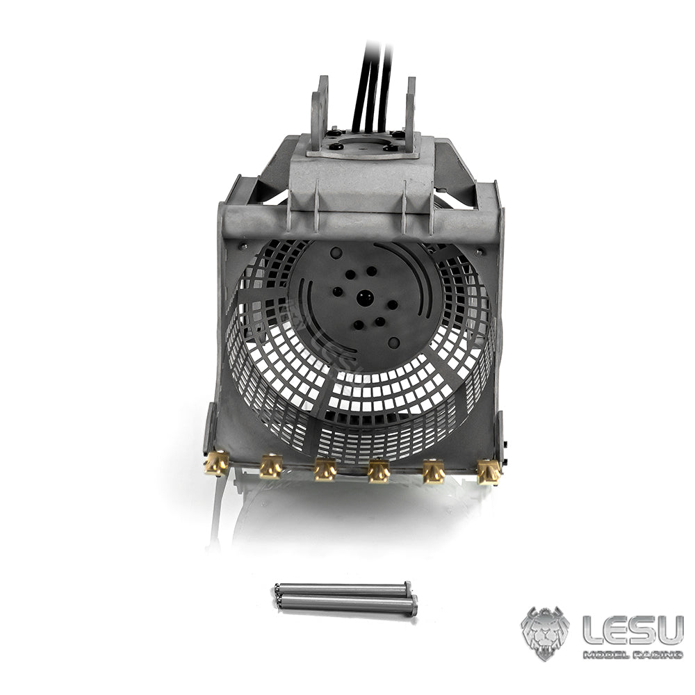 LESU 1/14 Excavator Model Quick Release Full Metal Hydraulic Motor Screen Bucket Accessory AT-C0018