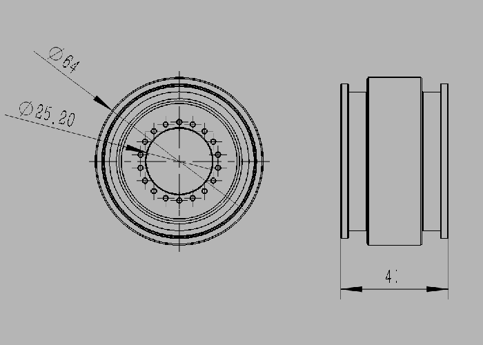 LESU 1/16 loader engineering wheel side reduction axles dedicated stainless steel metal wheel Hub RD-2003 model accessories