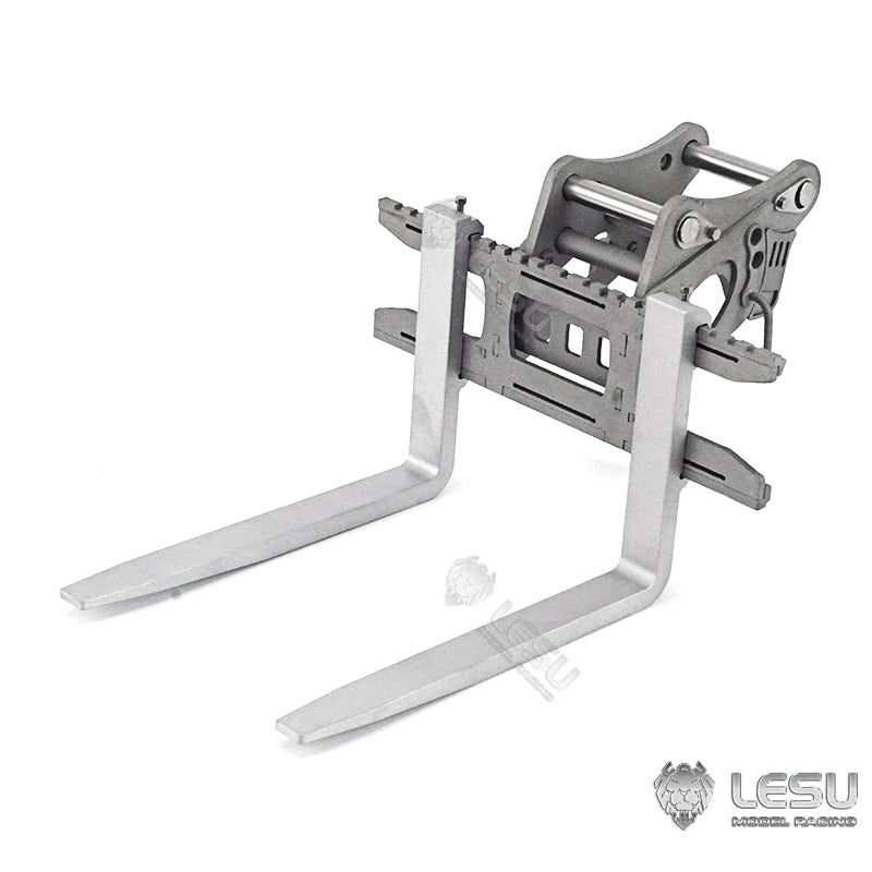 LESU 1/14 simulation hydraulic excavator PC360, wheel excavator, small short tail modified quick change fork attachment