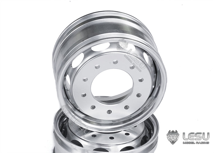 1/14 truck aluminum alloy wheel hub W-2043-C flange axle front wheel hub oval hole Tamiya tractor LESU