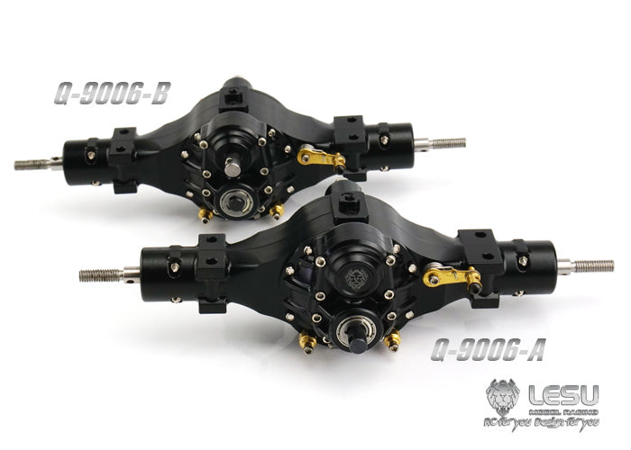 1/14 truck Tamiya tractor axle Q-900 series differential lock flange bridge mud army truck DIY model LESU