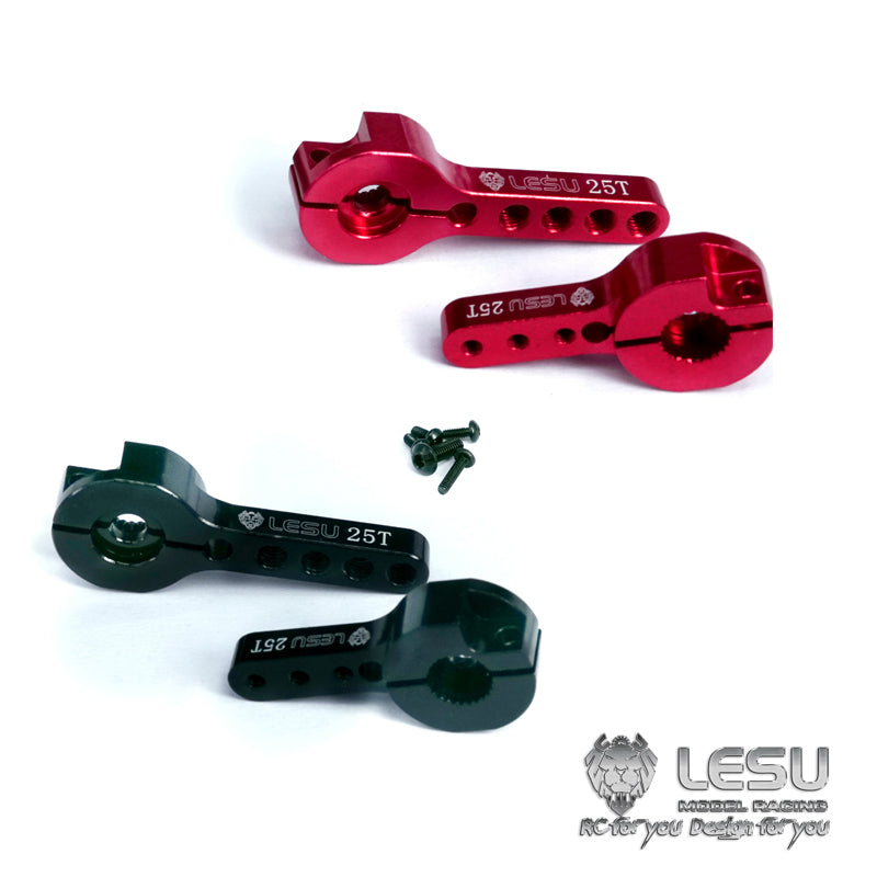 CNC Aluminum Alloy Metal Servo Arm High Torque High Strength M2 M3 Hole 25T Servo An-0006 Model Accessories