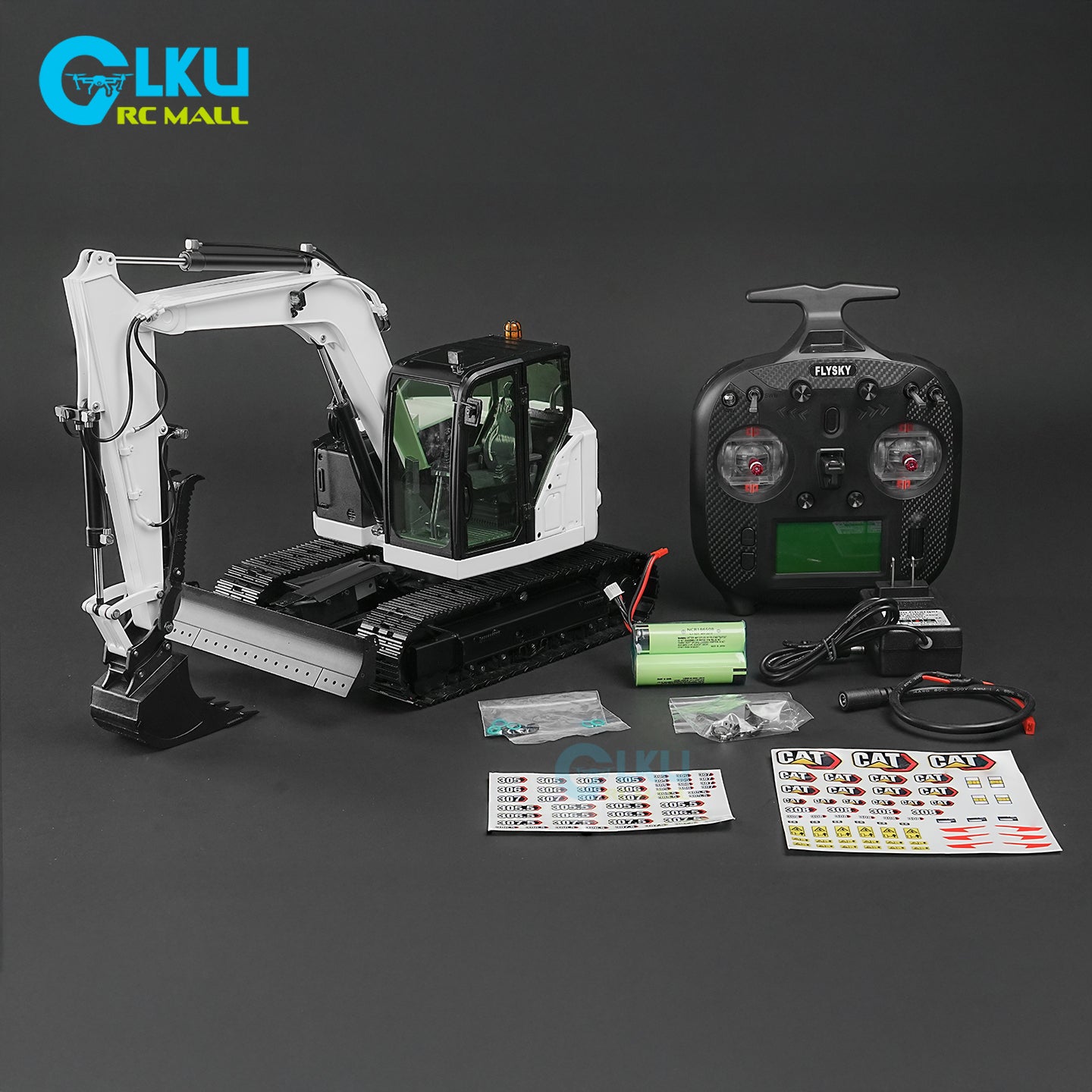 BMG 1/14 Metal Hydraulic Mini RC Model CAT-308 RTR Excavator