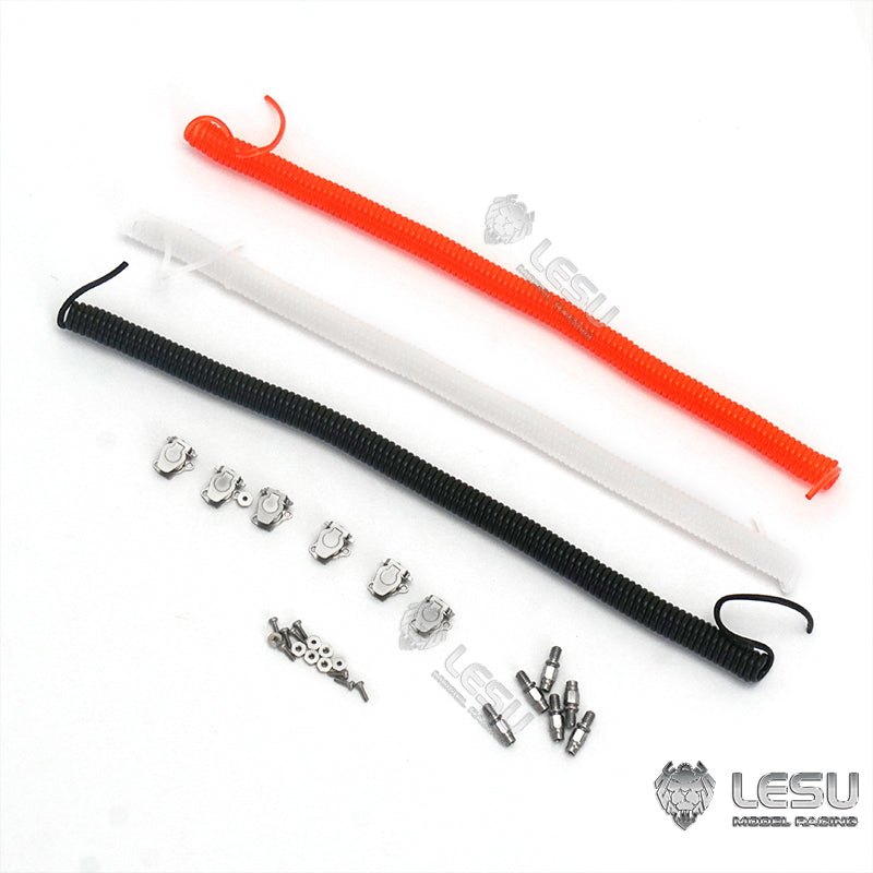 1/14 simulation truck gas pipe line rack equipment rack decoration modification accessories fixed Tamiya model LESU
