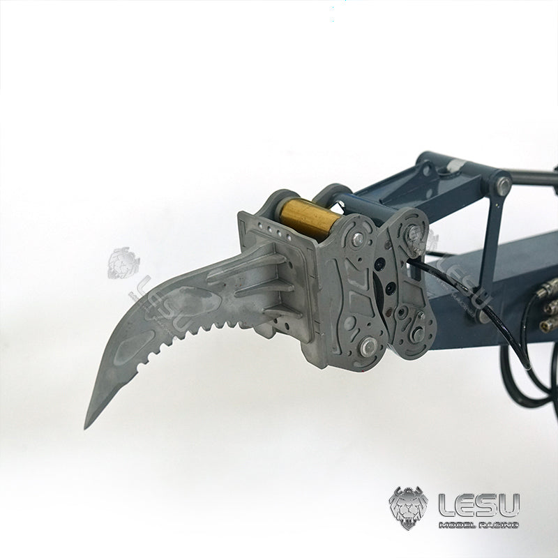 LESU 1/14 Engineering Hydraulic Excavator CAT 374F Modified Quick Release Straight Blade Ripper Attachment