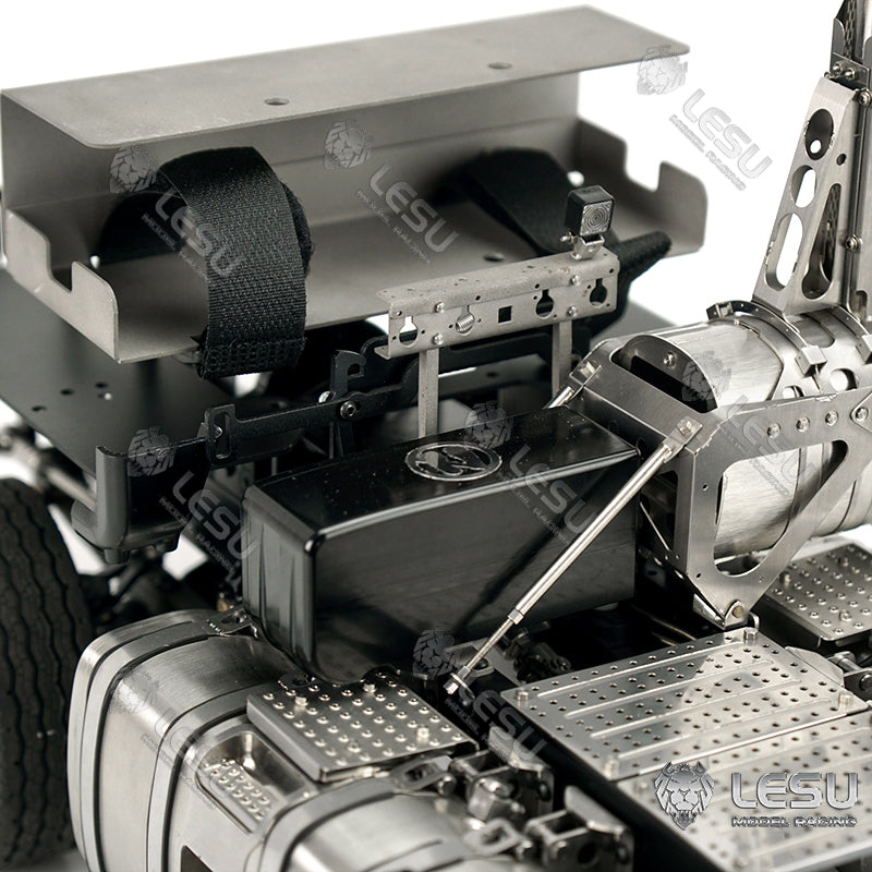 LESU 1/14 Tamiya Volvo 6X6 tractor truck model toy model metal chassis shell can be directly installed