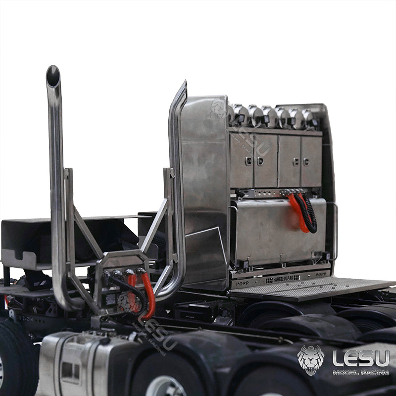 1/14 simulation truck gas pipe line rack equipment rack decoration modification accessories fixed Tamiya model LESU