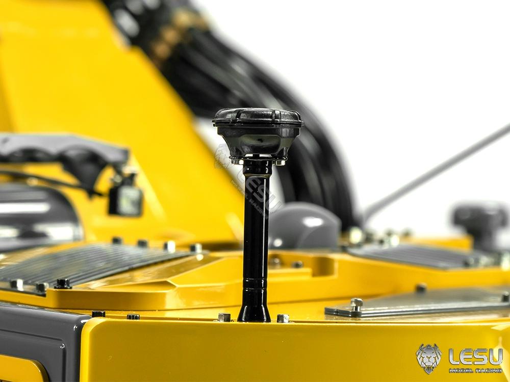 LESU 1/14 Heavy Hydraulic Excavator Model 7-way Valve Aoue ET35 Large Short Tail with Front Shovel Crawler Hydraulic Excavator