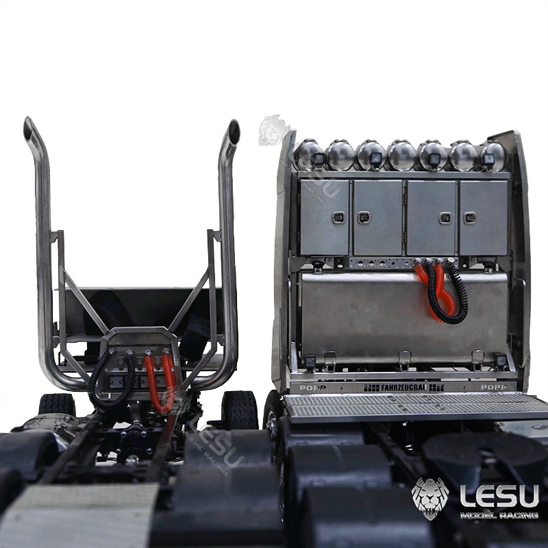 1/14 simulation truck gas pipe line rack equipment rack decoration modification accessories fixed Tamiya model LESU