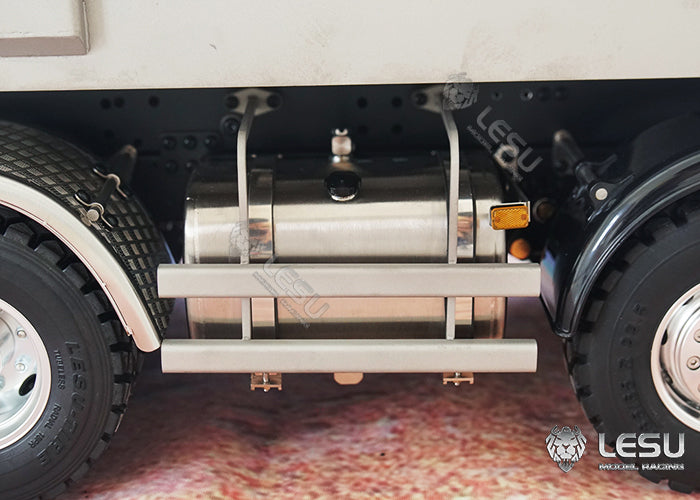 LESU 1/14 Tamiya MAN TGS 8X8 simulation model engineering vehicle hydraulic one-way bucket dump truck
