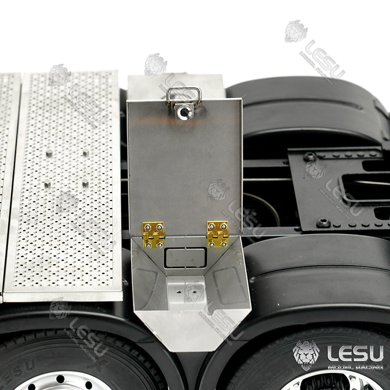 LESU 1/14 Truck Model Toy FH16 Heavy Towing Chassis 8X8 Full Drive Differential Lock Axle