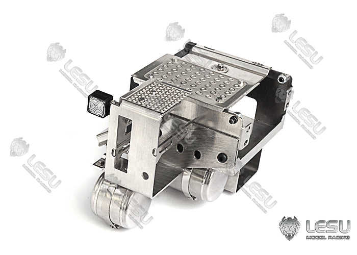1/14 truck model toy battery box gas tank exhaust tank set assembly Tamiya tractor LESU
